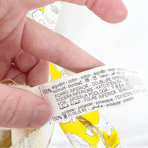 Zara Blogger Favourite Yellow Printed Poplin Midi Dress - Picture 13 of 13